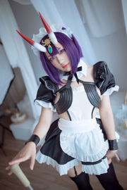 [Internet Celebrity COSER Photo] Anime blogger Mime Mimei - wijn en kinderbediende