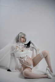 [สวัสดิการ COS] ยอดนิยม Coser Nizuo Nisa - 2B Doujin ดอกไม้แต่งงาน