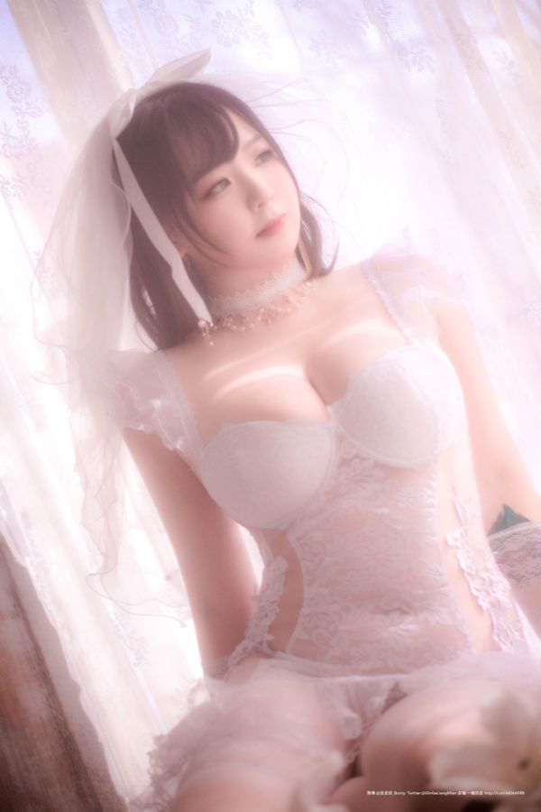 【コスプレ写真】ピッピが可愛い-かすんでいるウェディングドレス