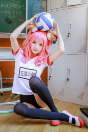 [Net Red COSER Photo] Cherry Peach Meow – ehemaliger Trainingsanzug von Tamamo