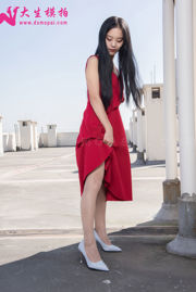 [Dasheng Model Shooting] No.155 Xiaoyin Red Girl