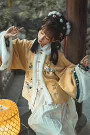 [Net Red COS] Anime blogueiro estúpido Momo - Hanfu foto privada